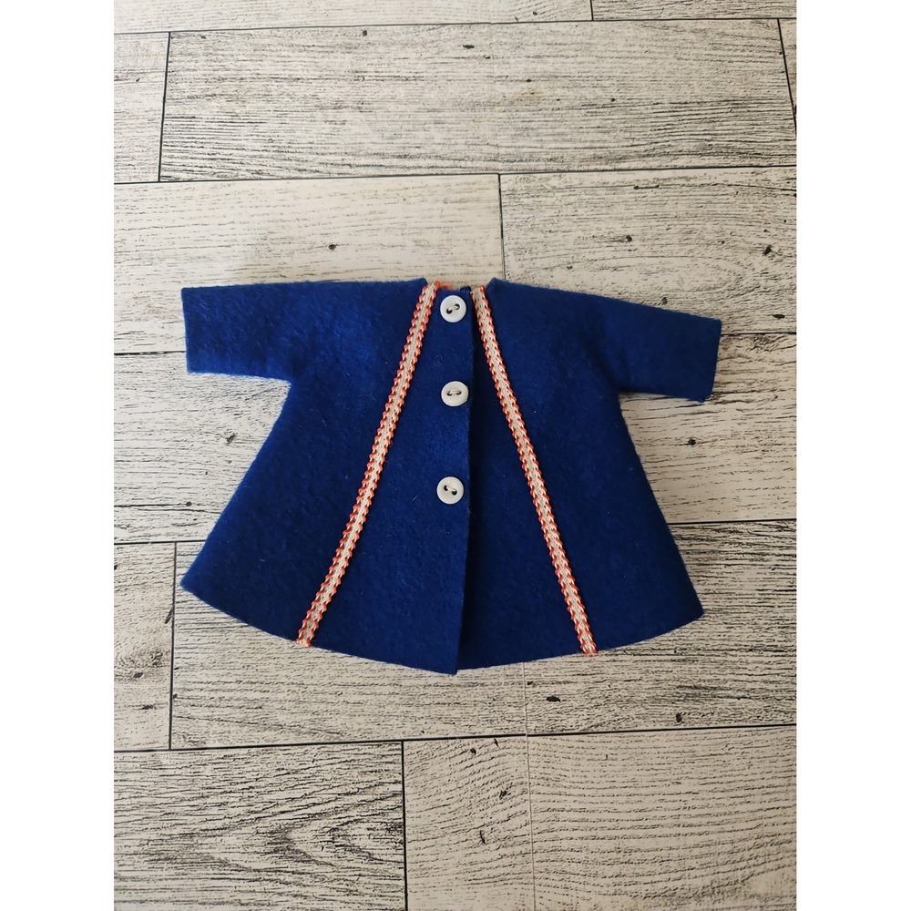 Vintage Ideal Tammy Family Pepper Doll Frosty Frolics Blue Felt Coat